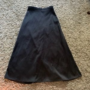 Concert Black satin Ball skirt